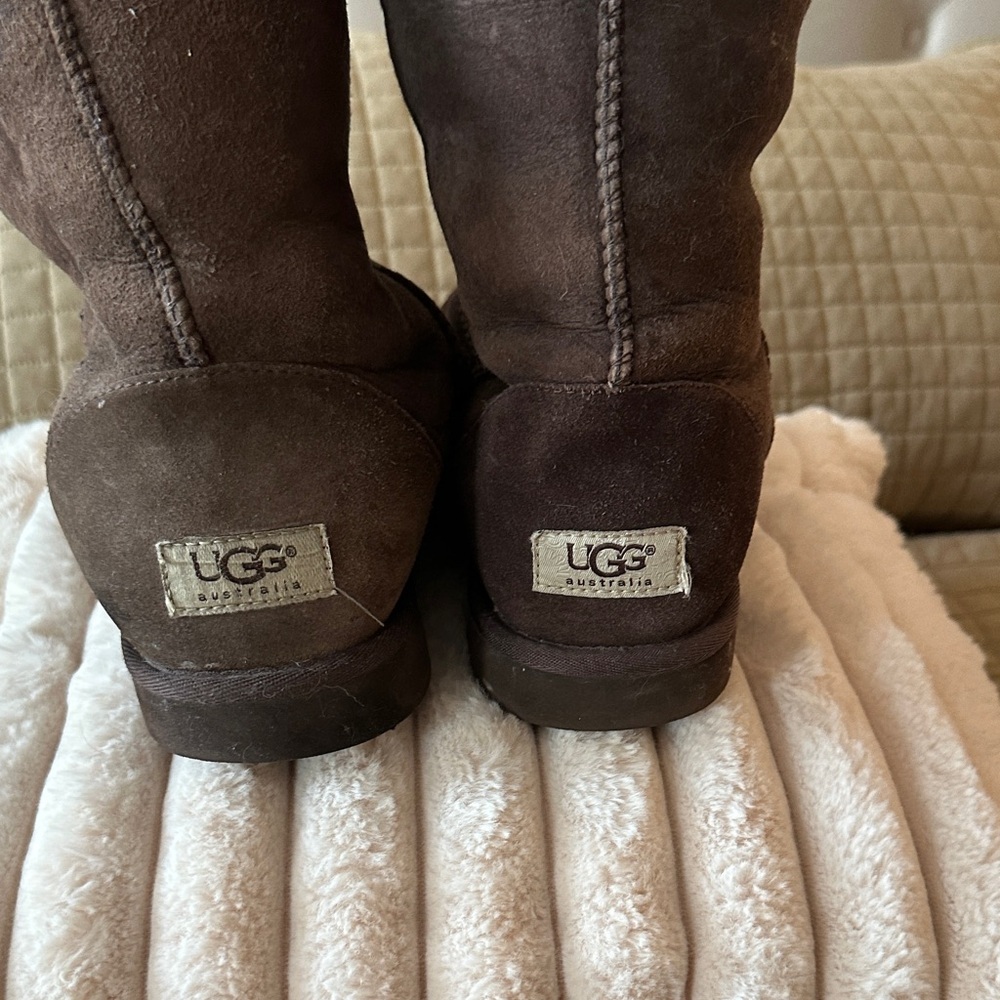 UGG Dark Brown Shearling Boots